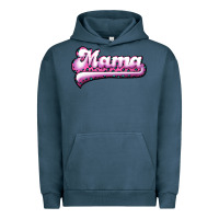 Pigment Midnight Navy Mama Leopard Urban Hoodie - RanaPortraitStore