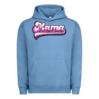 Pigment Pebble Blue Mama Leopard Urban Hoodie - RanaPortraitStore