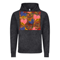 Vintage Black america heart Vintage Hoodie - Artiststas