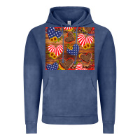 Vintage Denim america heart Vintage Hoodie - Artiststas