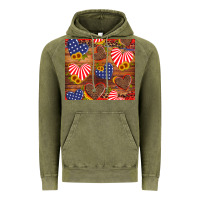 Vintage Olive america heart Vintage Hoodie - Artiststas