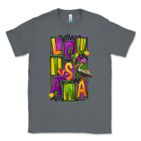 Charcoal Heather mardi gras louisiana Classic Tee - FaDigitalArtStudio