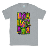 Heather Grey mardi gras louisiana Classic Tee - FaDigitalArtStudio