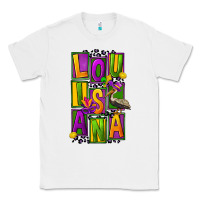White mardi gras louisiana Classic Tee - FaDigitalArtStudio