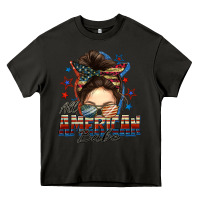 Asphalt american babe messy bun Heavy Core Tee - FaDigitalArtStudio
