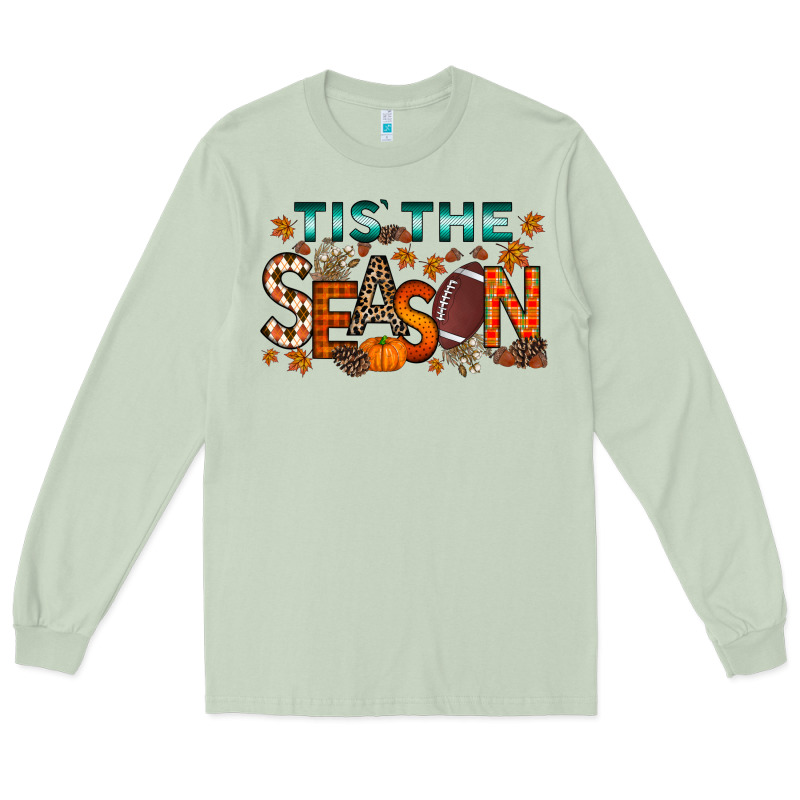 Tis The Season Football Long Sleeve Tee by RacoonDesign | Teevron