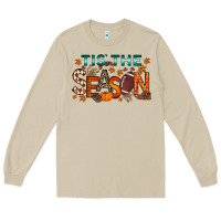 Mushroom tis the season football Long Sleeve Tee - RacoonDesign