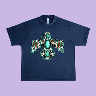 Western Thunderbird Urban Heavy Tee Designed By Jasminsmagicworld