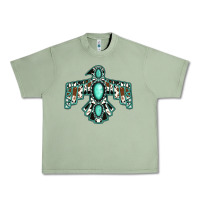 Oil Green Western Thunderbird Urban Heavy Tee - Jasminsmagicworld