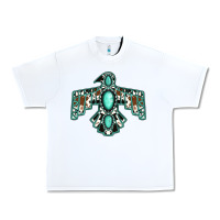 White Western Thunderbird Urban Heavy Tee - Jasminsmagicworld