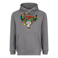 Storm merry christmas bull skull Heavyweight Hoodie - RanaPortraitStore