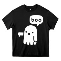 Black ghost of disapproval Heavy Core Tee - artisFamous