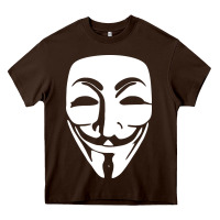 Chocolate Brown anonymous misteryous Heavy Core Tee - artisFamous