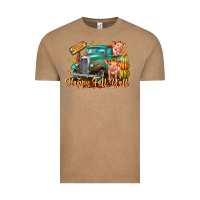 Vintage Coffee Farm Happy Fall Y'all Vintage Tee - CowhideDigitalArt