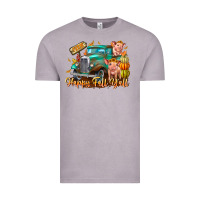 Vintage Zinc Farm Happy Fall Y'all Vintage Tee - CowhideDigitalArt