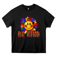 Black Be kind pride Heavy Core Tee - FaDigitalArtStudio