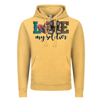 Vintage Mustard armed forces day love my soldier Vintage Hoodie - Artiststas