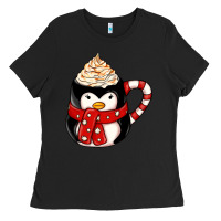 Black coffee cups animal Ladies Tee - CowhideDigitalArt