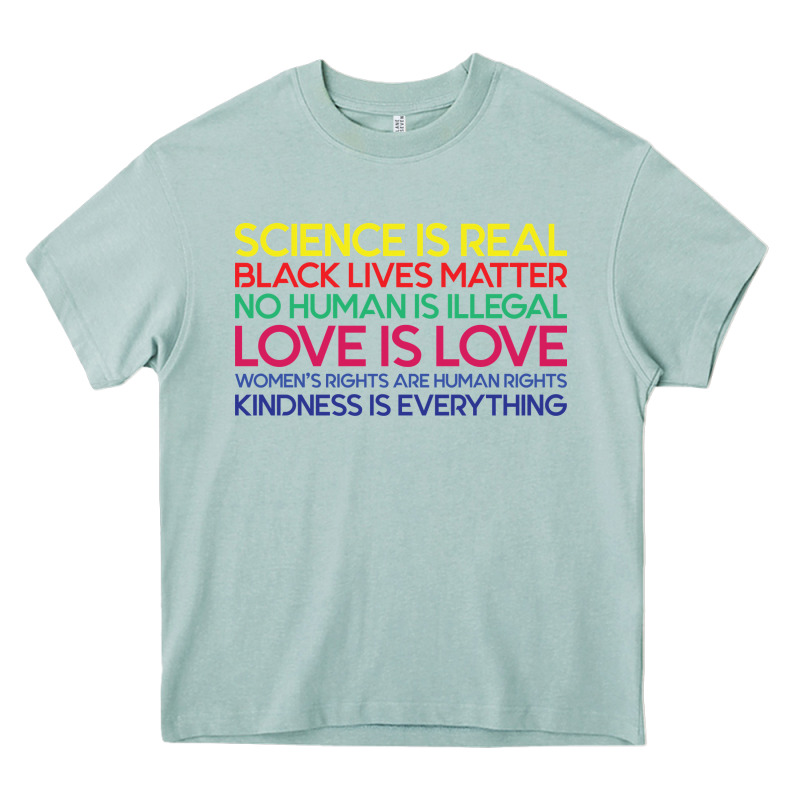 Anti Trump Science Is Real Black Lives Matter T Shirt Heavy Core Tee by artisFamous | Teevron