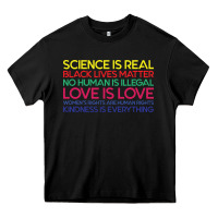 Black Anti Trump Science is Real Black Lives Matter T shirt Heavy Core Tee - artisFamous