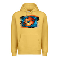 Antique Gold Basketball Lips Premium Hoodie - Jasminsmagicworld