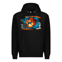 Black Basketball Lips Premium Hoodie - Jasminsmagicworld