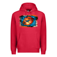 Cardinal Basketball Lips Premium Hoodie - Jasminsmagicworld