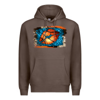 Coffee Basketball Lips Premium Hoodie - Jasminsmagicworld