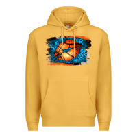 Mustard Basketball Lips Premium Hoodie - Jasminsmagicworld