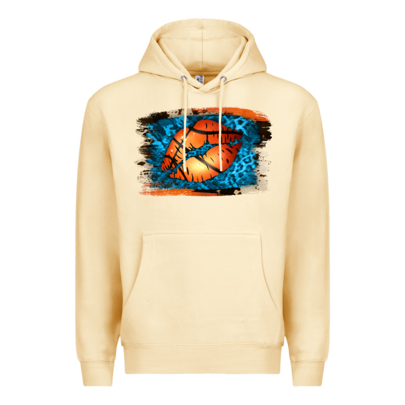 Basketball Lips Premium Hoodie by Jasminsmagicworld | Teevron