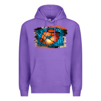 Purple Basketball Lips Premium Hoodie - Jasminsmagicworld