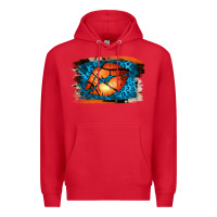 Red Basketball Lips Premium Hoodie - Jasminsmagicworld