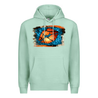 Seafoam Basketball Lips Premium Hoodie - Jasminsmagicworld
