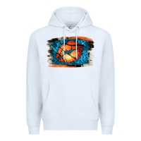 White Basketball Lips Premium Hoodie - Jasminsmagicworld