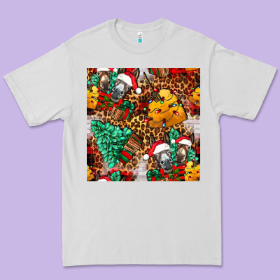 Christmas Donkeys Premium Tee Designed By Fadigitalartstudio