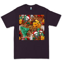 Plum christmas donkeys Premium Tee - FaDigitalArtStudio