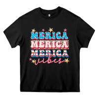 Black Merica vibes Heavy Core Tee - FaDigitalArtStudio