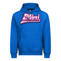 Cobalt Mini Leopard Urban Hoodie - RanaPortraitStore
