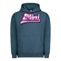 Pigment Midnight Navy Mini Leopard Urban Hoodie - RanaPortraitStore