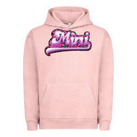 Pigment Salmon Mini Leopard Urban Hoodie - RanaPortraitStore