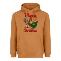 Meerkat merry christmas chickens Heavyweight Hoodie - RanaPortraitStore