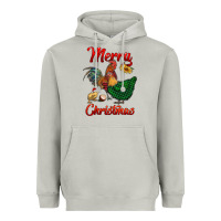 Moon Dust merry christmas chickens Heavyweight Hoodie - RanaPortraitStore