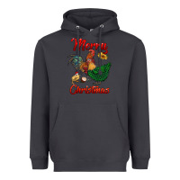 Smoke merry christmas chickens Heavyweight Hoodie - RanaPortraitStore