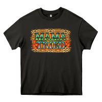 Asphalt Leopard Floral Mama Tried Heavy Core Tee - Jasminsmagicworld