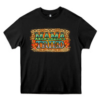 Black Leopard Floral Mama Tried Heavy Core Tee - Jasminsmagicworld