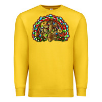 Lemon christmas rainbow with leopard cactus Premium Sweatshirt - RanaPortraitStore