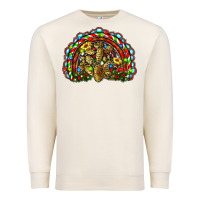 Sandshell christmas rainbow with leopard cactus Premium Sweatshirt - RanaPortraitStore