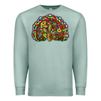 Seafoam christmas rainbow with leopard cactus Premium Sweatshirt - RanaPortraitStore