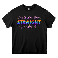 Black Let's get one thing straight i'm not Heavy Core Tee - FaDigitalArtStudio