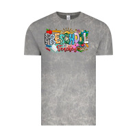 Cloud Rock Precschool Teacher Vintage Tee - CowhideDigitalArt
